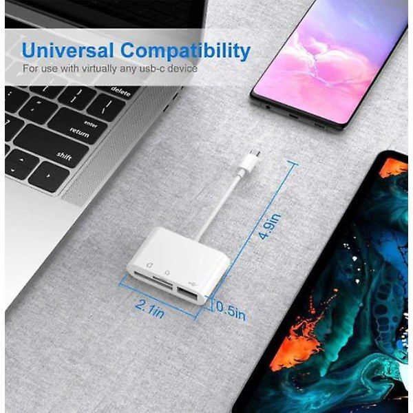 IC Sd Tf hukommelseskortlæser, kompatibel med Ipad Pro, Macbook Pro/air