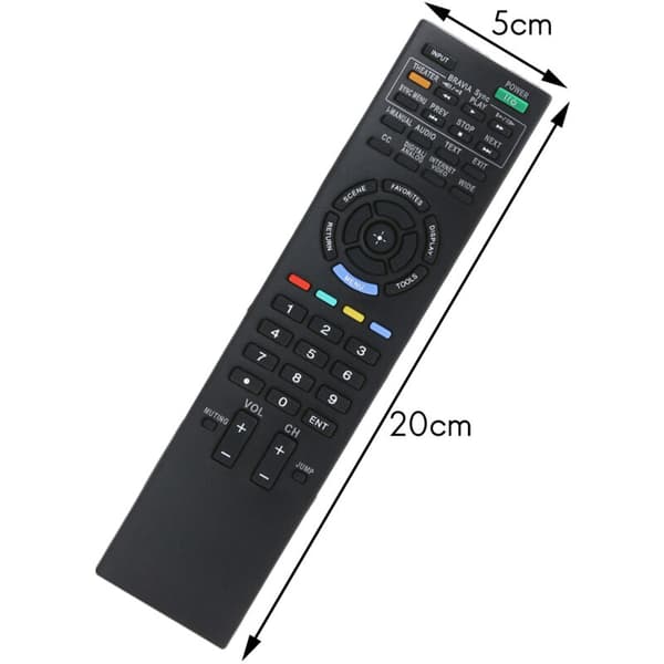Erstatningsfjernkontroll for RM-ED022 RMED022 TV-serien Universal