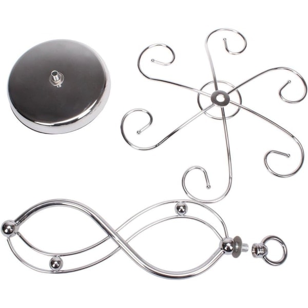 Vinglashænger i rustfrit stål, elegant glasstativ/vinglasstativ/holder til stilke