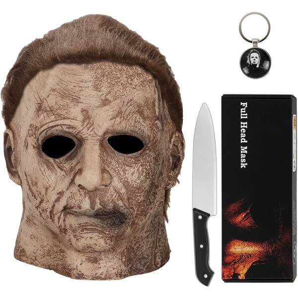 IC Noufun Michael Myers Maske til voksne, Halloween Maske Micheal Myers Ansigt - Halloween 2020 Ends-2022