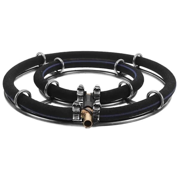 Akvarium Rund Luftbubbla Diffusor Ring Fisk Tank Leksak Sten 1x 1x