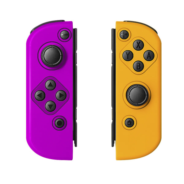 För Nintendo Switch Joy-con-Controller vänster med höger trådlös spelkontroll 1-par lila orange