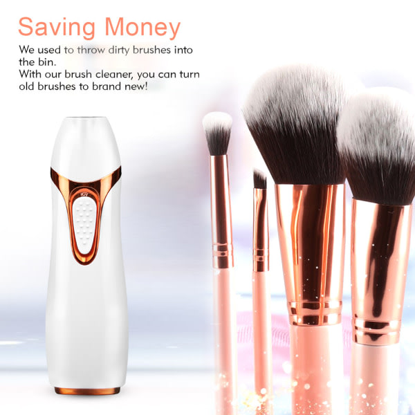 IC Ögonfransvaxning Elektrisk skrubber Makeup Brush Cleaner