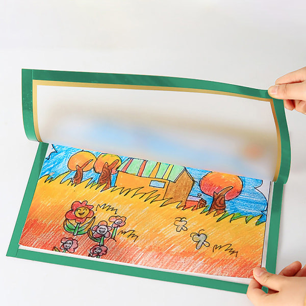 IC Magnetisk Tavla Ram Hem 8K A4 A3 Omslag Kylskåp Blå 21X29.7CM