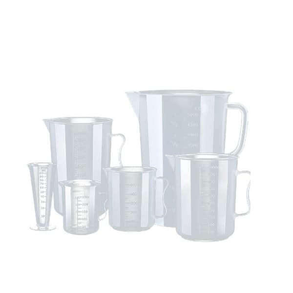 IC Klar plast gradert målebeger for bakebegervæske 2000ml