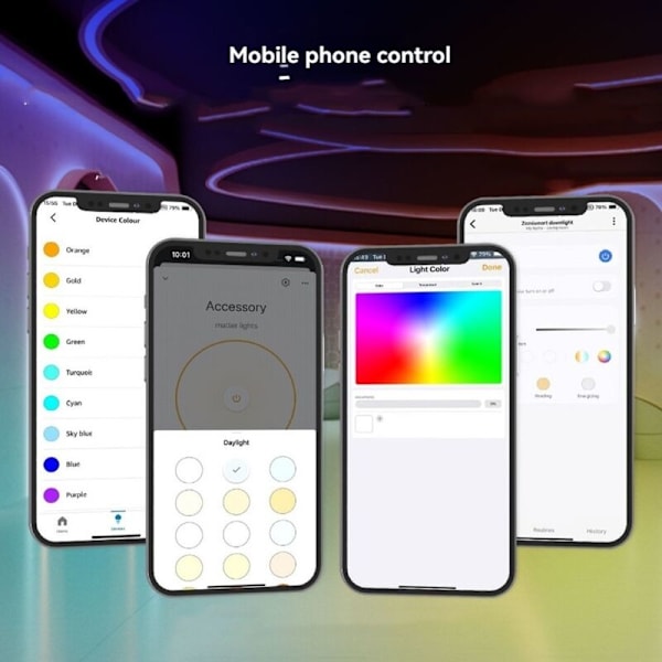 Matter RGBCW Bixb Wifi LED Lysstrip Controller//til Hjemmet/til Kontrol Support