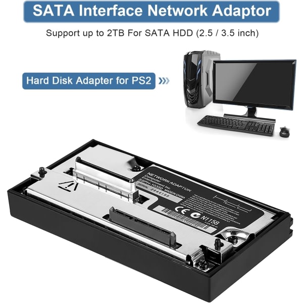 IC SATA-netværksadapter, hårddiskadapter, HDD-adapter til PS2 med overordnet master C