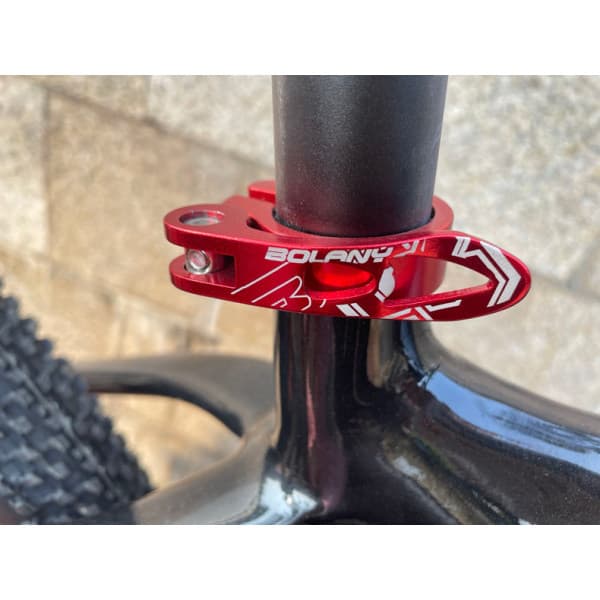 IC Mountainbike setepinneklemme tilbehør rød 31,8 mm