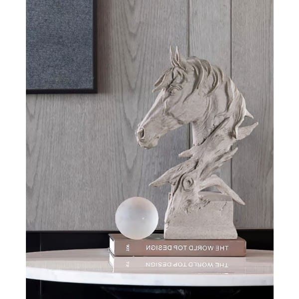 IC Hest Hoved Deco Stue Abstrakt Skulptur Dekoration