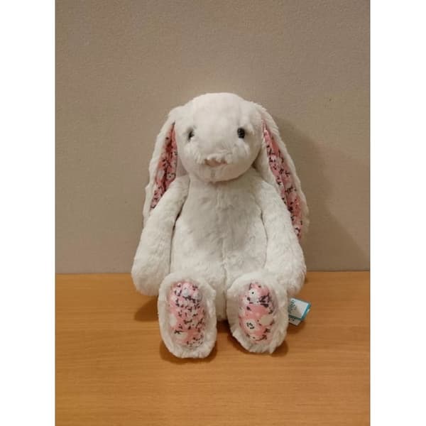 Jellycat Blossom Bunny Kirsebær Kæledyr Medium 31 cm white