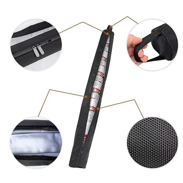 Insulated Beer Cooler, Portable Golf Accessory for Golf Bag