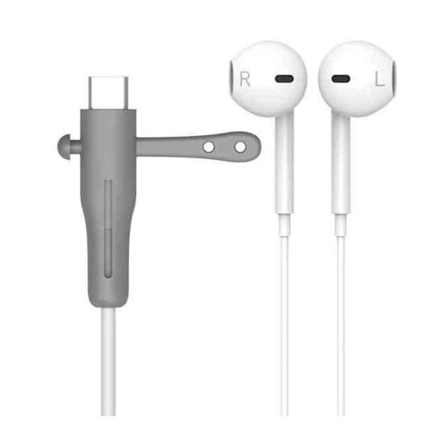 2-pack - Cable Protector - Headphones grey grey grå