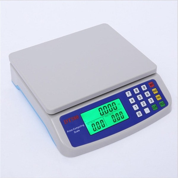 IC 30Kg/1g Precision LCD-display Digital Våg Elektronisk