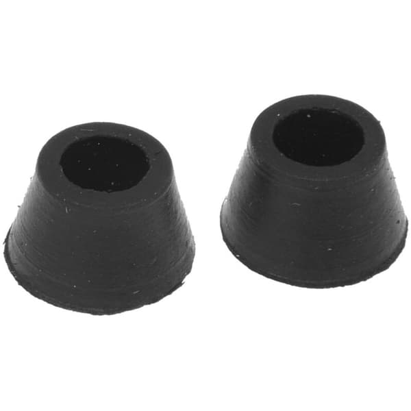 40 stk. sorte møbelbenshætter i gummi, 16 mm diameter til stol, sofa, bord