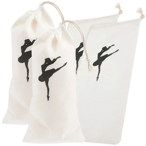 4 stk. spidssko-tasker Balletsko-tasker Dansesko-pose Balletsko-pose Ballettilbehør