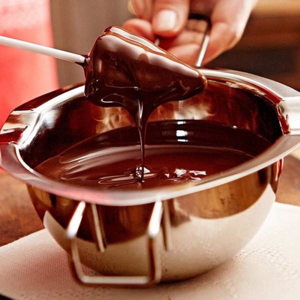 IC Bain Marie skål, 2 stk 400ml Chokoladesmeltegryde Bain Marie