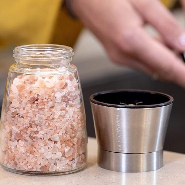 IC Guld salt- och pepparkvarn - Gyllene salt- och pepparkvarn - Pepparkvarnar i mässing påfyllningsbara