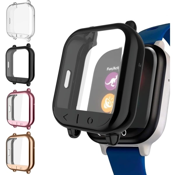 4-pack case kompatibel för Gizmo Watch Screen Protector för barn, IC