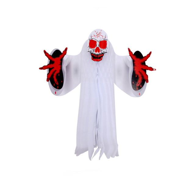 IC Halloween ballongsats med blodiga händer och spöken eller dödskalle ballonger med festdekorationer för bordsblodduk, stil D