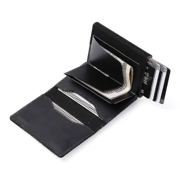 IC Mini plånbok i aluminium med automatisk pop-up