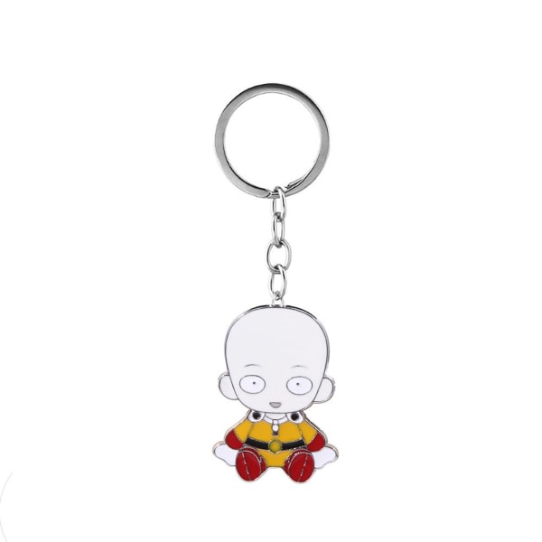 One Punch Man Saitama Anime Key Chain Key Ring Bag Pendant Keyring Julklapp IC