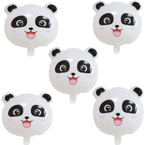 IC Panda Folie Ballong Party Dekor Djur Tema Födelsedagsfest Baby Shower Tillbehör Zoo Djurballonger Panda Party Tillbehör (5. hoved)