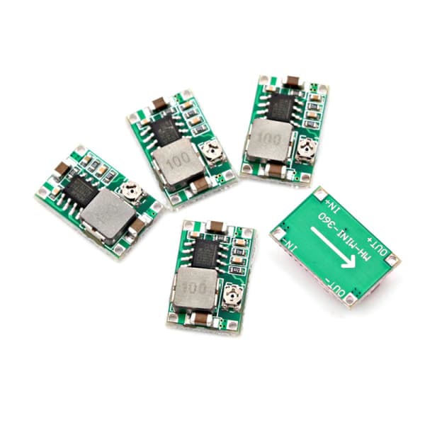 IC 5 stk/sæt Mini 3A DC justerbar konverter Step Down Strømforsyning