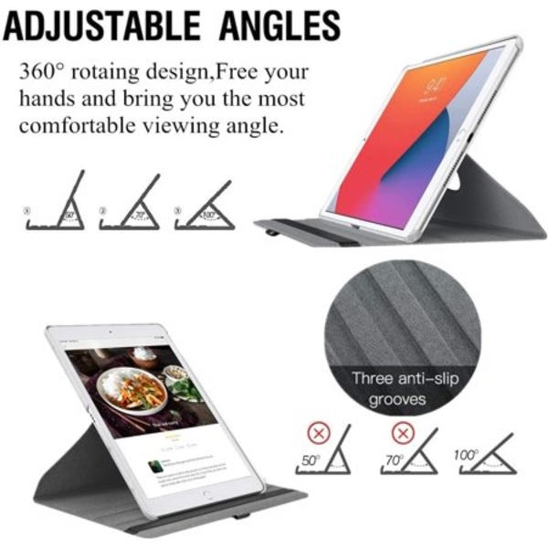 IC iPad 6:e generationens fodral, iPad 5:e generationens fodral, iPad Air 2 3