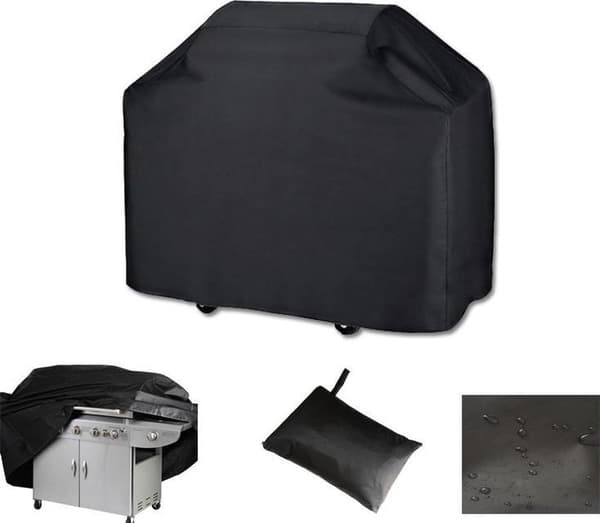 Vandtæt grillovertræk - 145 x 61 x 117 cm - Sort