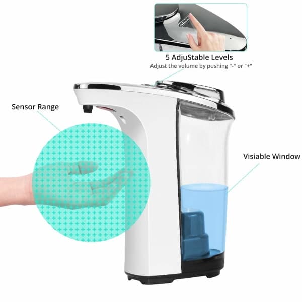 Automatisk sæbedispenser HydroalcoholGel Dispenser Infrarød