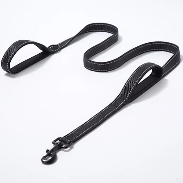 Pet Gear Dog Leash 1.5m Long Padded Double Handle Heavy Duty Double Handle Leash For Control Safety Training Leash