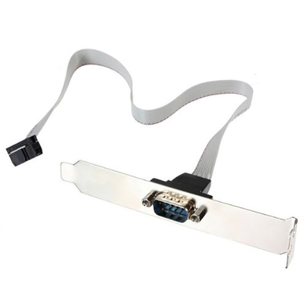 IC Seriell 9-polet DB9 RS232 Moderkort Com Port Ribbon Kabel Forbindelse