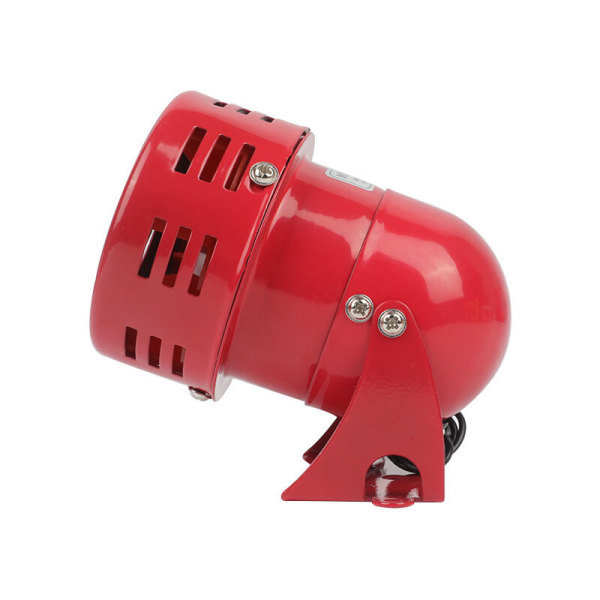 IC Sirenlarm 220V Kraftfullt utomhussirenlarm 120dB Röd motorkabel
