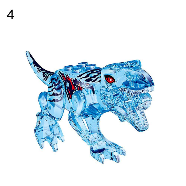 IC Blå DIY 3D Dinosaurie Modell Kristall Utbildning Barn Leksak Gåva