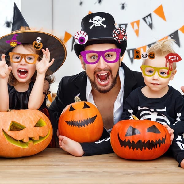 9 kpl Halloween-lasit, Halloween-juhlatarvikkeet