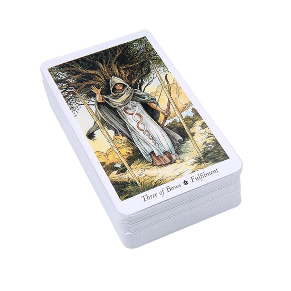 IC Set Cards Wild Wood Tarot -kort Aloittelijoiden Pakka Vintage Fortune T Monivärinen yksi koko