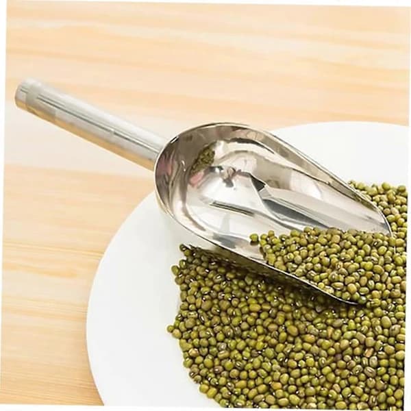 Stainless Steel Ice Scoop for Ice Maker with Ergonomic Grip, Easy to Clean, Versatile Use in Kitchen and Bar
