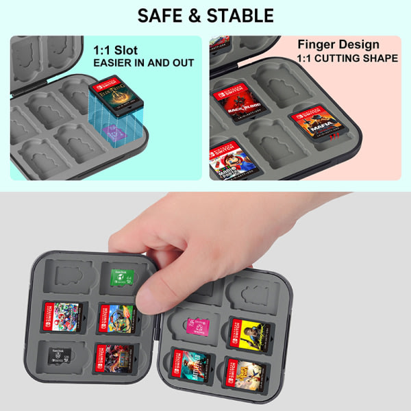 IC Switch Game Card Storage Case Magnetic Switch Game Card Box Gam