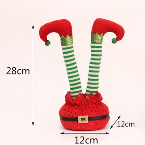 Julepynt Tilbehør Handstand Elf Ben Festlig Fest A