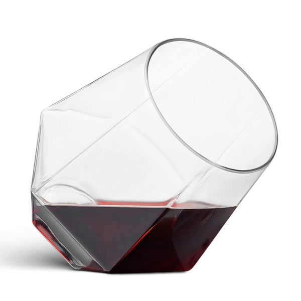 2/4 splitterfast plast vinglas okrossbart rödvin Tum - Perfet C