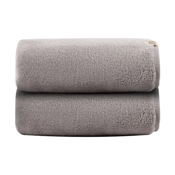IC Snabbtorkande, Luddfri Mikrofiber Handduk Set, Grå
