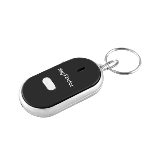 2-PAK Nøglering med Nøglefinder Sort IC