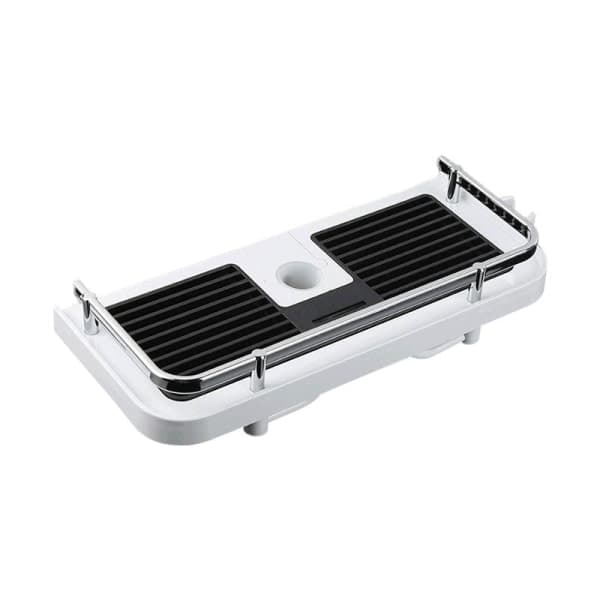 IC Dusjhylle ABS 32x12 cm Svart/Hvit