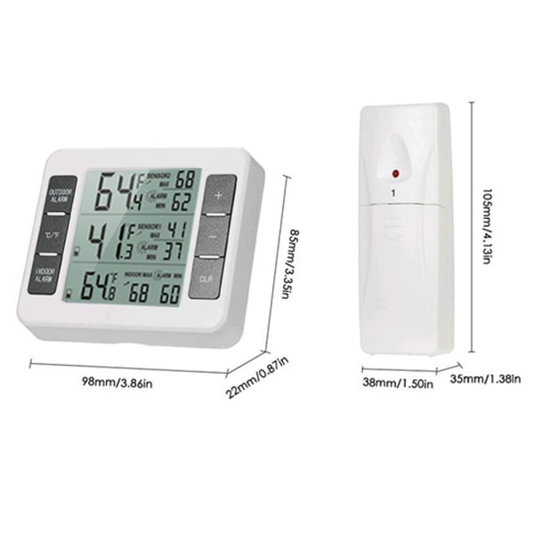 IC Kylskåpstermometer, trådlös termometer
