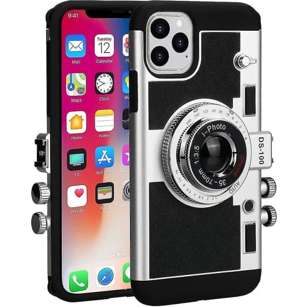 IC Telefonhus Til Iphone 13 Pro Max Etui Retro Cover Sød 3d Cool