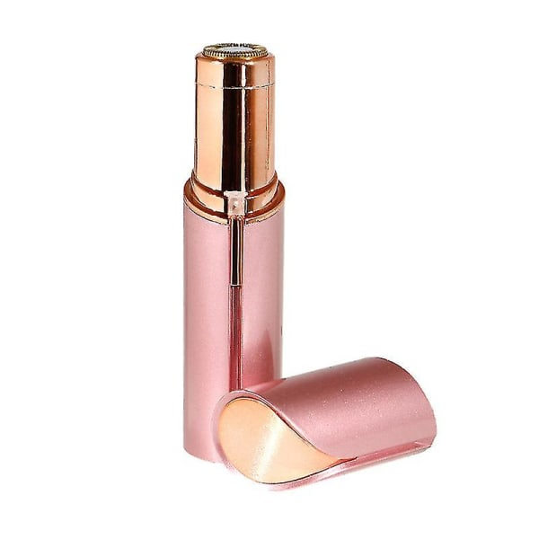 Ansigtshårfjerner til kvinder Vandtæt Razor Razor Hårfjerner med LED-lys til ansigts Bikini Peach Fluff Over Beard Lip Chin (rosa)