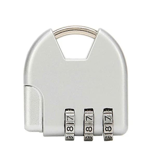 Anti-theft Mini Luggage Password Padlock Zinc Alloy 3-Code Digital Lock Combination Lock Cabinet Door Bag Padlock