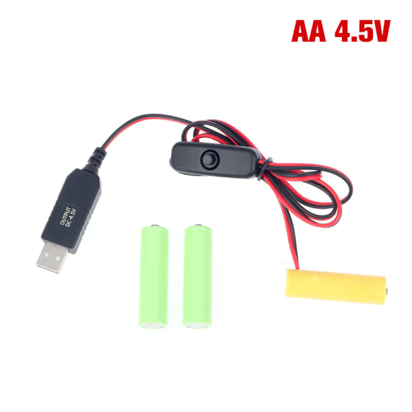 IC Dummy batteriadapter USB-strøm Byt bat AA4.5V