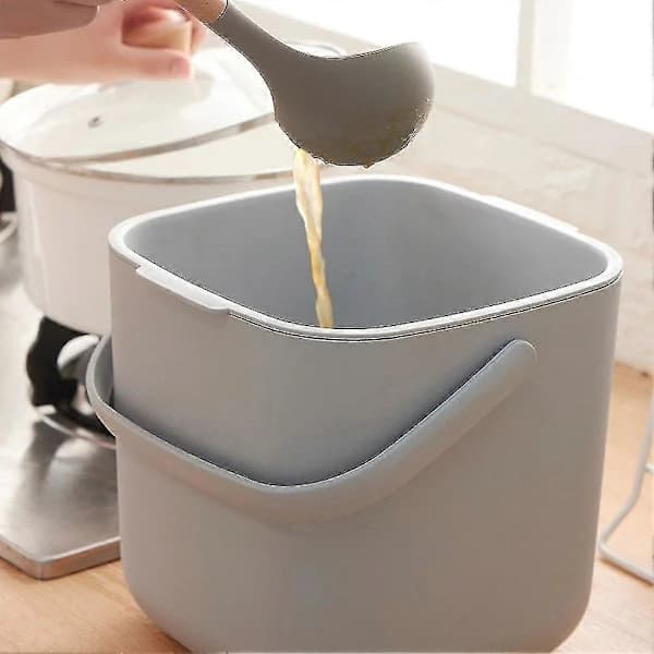 Compost Bin - for everyday organic waste in the kitchen - Odor-proof - Removable inner container - Organic