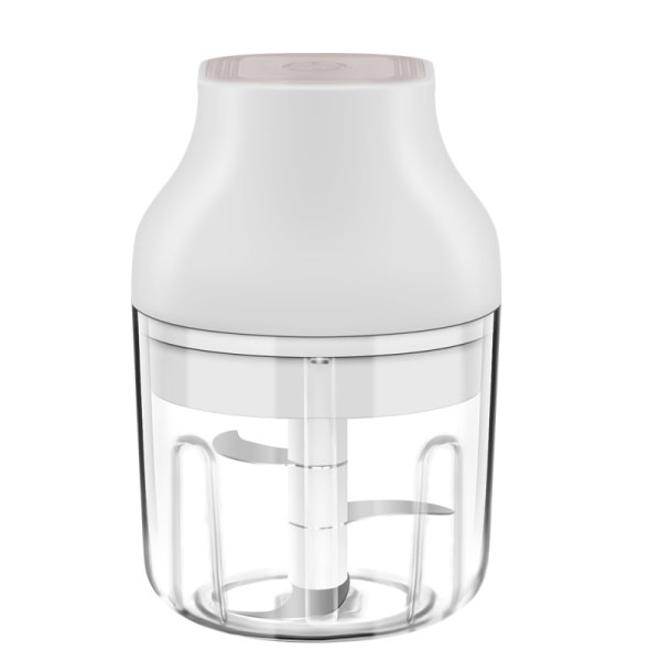 IC Elektrisk hvidløgshakker mini-madprocessor 250ml (hvid)